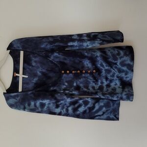 Free People Henley Ribbed Top Small